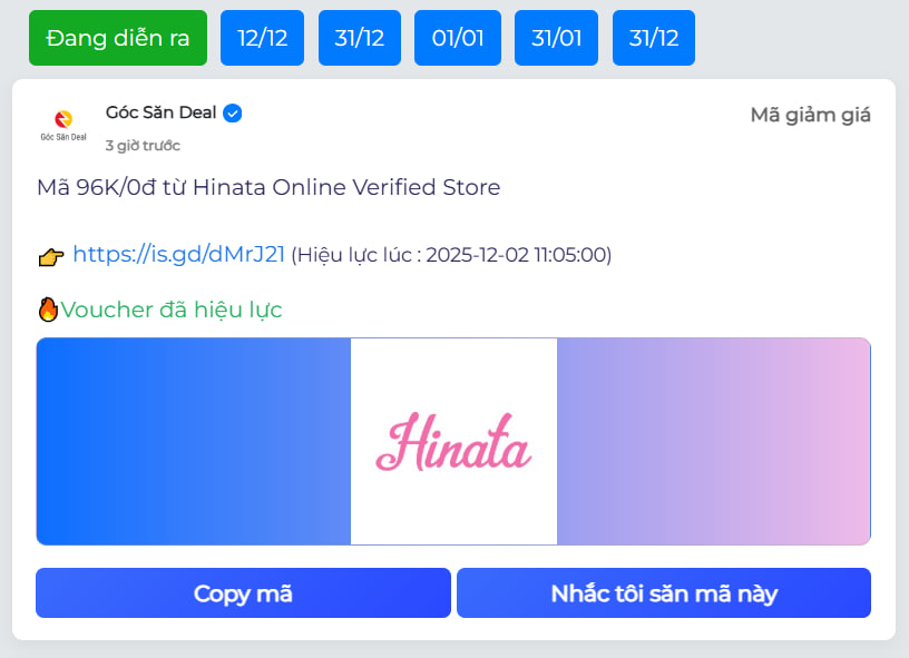 Mã giảm giá shopee mới nhất