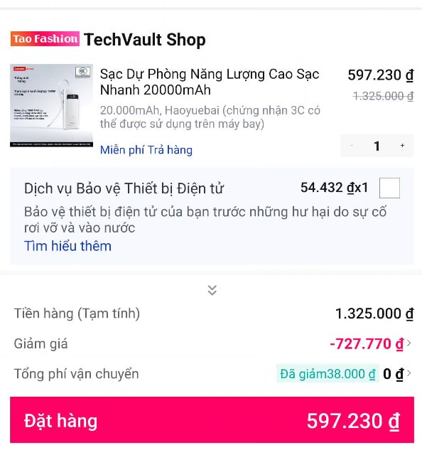 Húp sạc dự phòng Lenovo 20000mAh công suất khủng 5xx cho ae.
- Dung lượng lớn 20000mAh, sạc nhanh công suất cao cân mọi thiết bị.
- Hàng Lenovo chính hãng dùng bền, sạc ổn định, anh em đi làm hay du lịch mang theo cực tiện.
👉Mua ngay :  https://s.lazada.vn/s.MjwPT?c=d&t=p-iEdloJu-s23rJ8ZK
----
Sạc Dự Phòng Năng Lượng Cao Sạc Nhanh 20000mAh