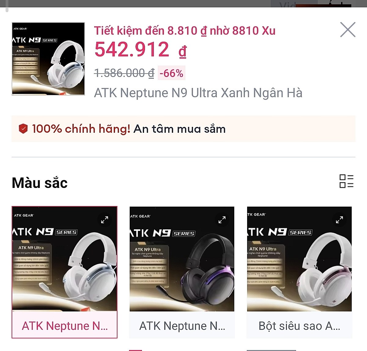 Lụm tai nghe ATK N9 Ultra giá ngon cho ae
- Tai nghe gaming không dây thiết kế chụp đầu êm ái, âm thanh rõ nét cho ae chơi game.
- Phần mềm chỉnh EQ cực tiện, thiết kế đẹp và đeo lâu không bị ép tai.
👉 https://s.lazada.vn/s.Ipxjt?t=p-iEa6Nka-s23Ya7q7
----
ATK GEAR | Tai Nghe Chơi Game Không Dây N9 Ultra