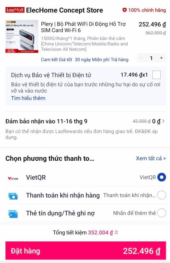 Bộ phát WiFi di động Plery hỗ trợ SIM 4G giá 2xx cho ae cần
- Hỗ trợ 2 SIM, tích hợp công nghệ WiFi 6 cho tốc độ ổn định.
- Thiết kế plug-and-play đơn giản, dùng được cho cả ô tô, phát sóng mạnh mẽ mọi lúc mọi nơi.
👉 https://s.lazada.vn/s.MwHff?c=d&t=p-iEdNcmy-s23uJc0Y
----
Plery | Bộ Phát WiFi Di Động Hỗ Trợ SIM Card Wi-Fi 6
