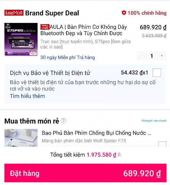 AULA | Bàn Phím Cơ Không Dây Bluetooth Đẹp và Tùy Chỉnh Được