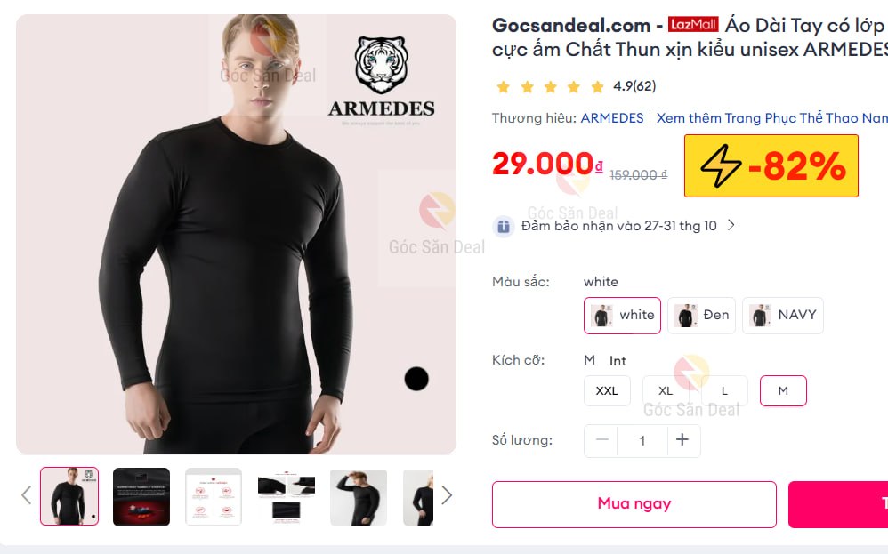 Áo giữ nhiệt ARMEDES AR-24 giá rẻ cho ae.
- Áo dài tay chất thun xịn, bên trong có lớp lông xước cào giữ nhiệt cực ấm.
- Vải mềm mại và thoáng khí, thiết kế unisex thoải mái mặc trong mùa lạnh.
👉 https://s.lazada.vn/s.IpvNx?t=p-i2xAEU9-sFMS31j
----
Áo Dài Tay có lớp lông xước cào Giữ Nhiệt cực ấm Chất Thun xịn kiểu unisex ARMEDES - AR 24