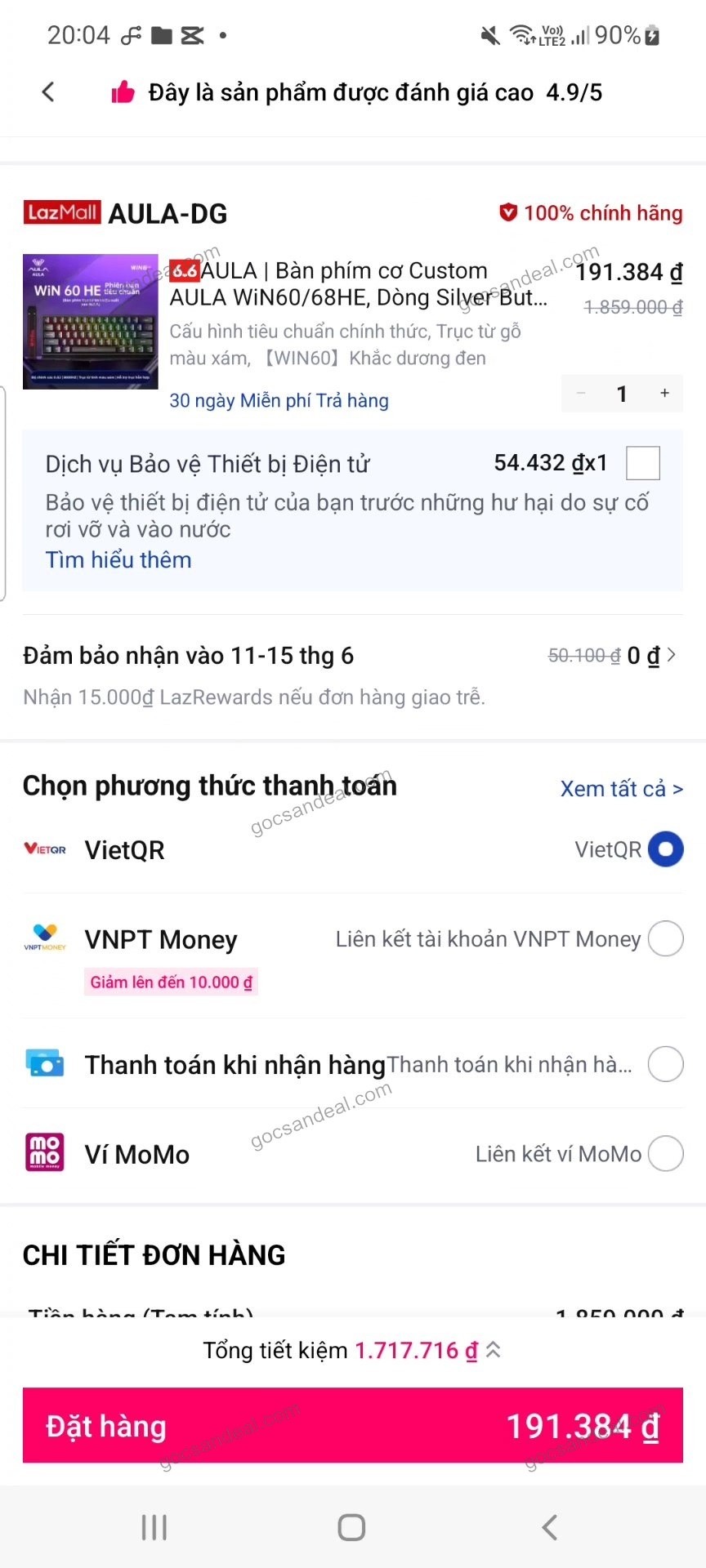 Lụm bàn phím AULA Win60HE giá 191K, quá hời cho ae.
- Bàn phím cơ Custom dòng Silver Butterfly, trang bị switch từ tính (Magnetic) đỉnh cao.
- Thiết kế chuyên dụng cho game thủ, phản hồi cực nhanh và độ bền bỉ cao.
👉Mua ngay :  https://s.lazada.vn/s.NKOod?c=a&t=p-i3ZkaUd-sHHGHgR
----
AULA | Bàn phím cơ Custom AULA WiN60/68HE, Dòng Silver Butterfly, Sử dụng Switch Từ tính (Magnetic), Chuyên Dụng Gaming/Esports