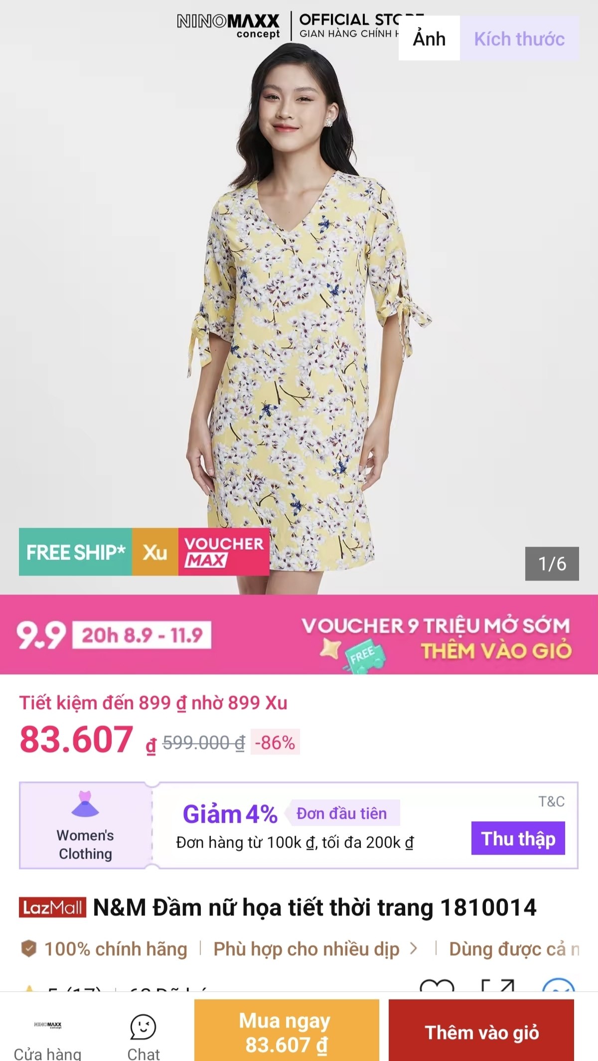 Lụm đầm N&M sale đậm 86% cho CE, ae hốt tặng quà đi
- Đầm họa tiết thời trang, chất liệu 100% Poly, nhiều size từ S đến XL.
- Thiết kế linh hoạt, dễ phối với blazer hoặc cardigan, mặc đi làm hay dạo phố đều đẹp.
👉 https://s.lazada.vn/s.MwV1t?c=r&t=p-i2bRyap-sCf7yQr
----
N&M Đầm nữ họa tiết thời trang 1810014